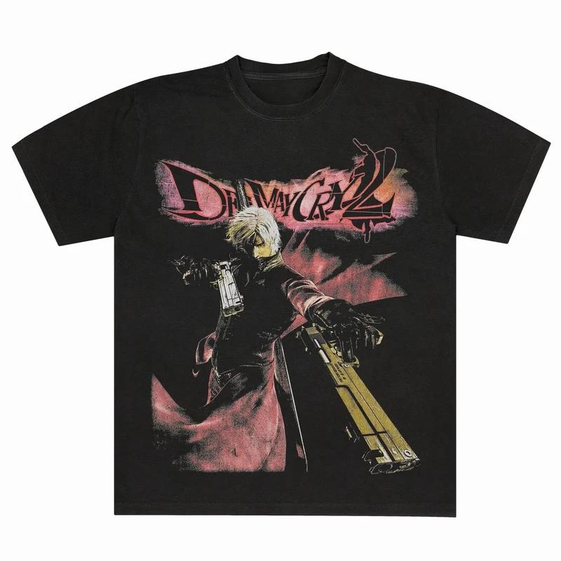 Retro Gaming T Shirts - Devil May Cry 2 Dante T-shirt