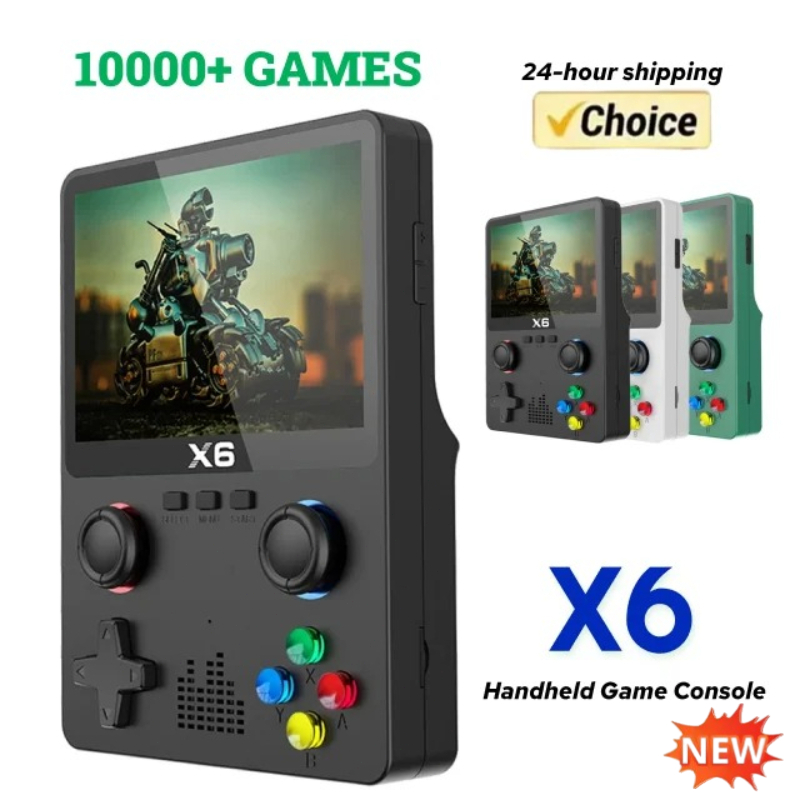 Retro Gaming X6 - 3.5/4'' IPS Screen X6 Retro Portable