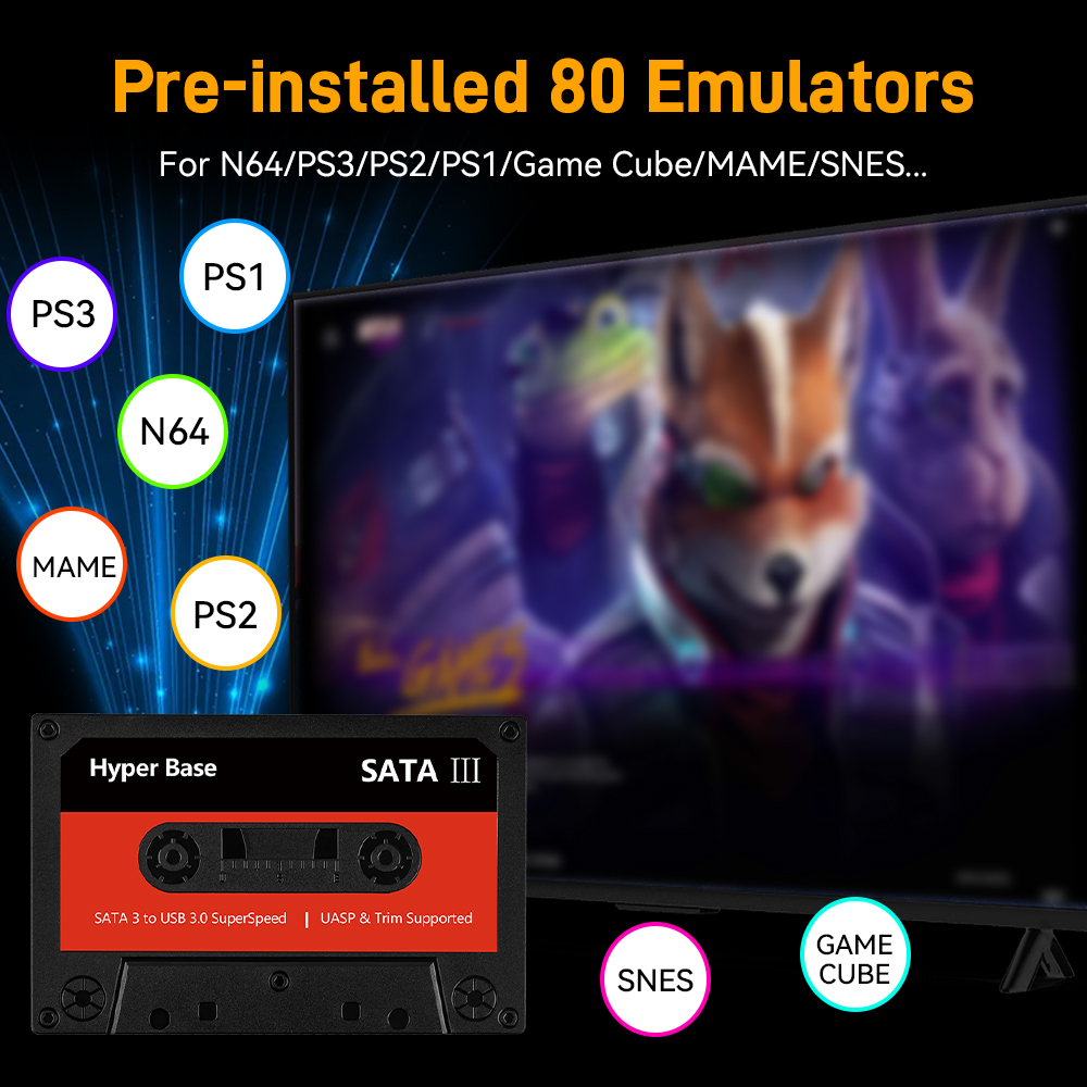 Batocera 500G/2T Emulator Game - Retro Gaming Emulator Console review and price