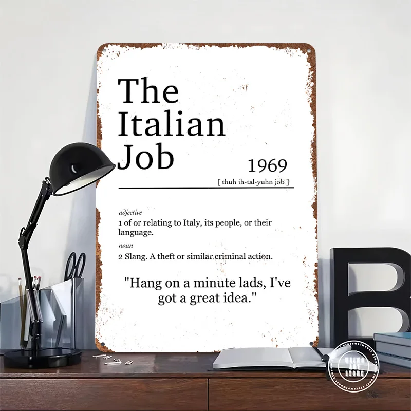 Italian Job Poster Customized  - Retro Gaming Jobs review and price
