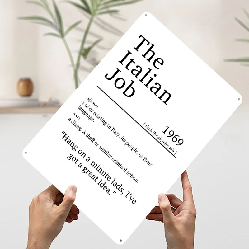 Italian Job Poster Customized  - Retro Gaming Jobs review and price
