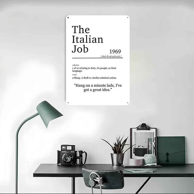 Italian Job Poster Customized  - Retro Gaming Jobs review and price