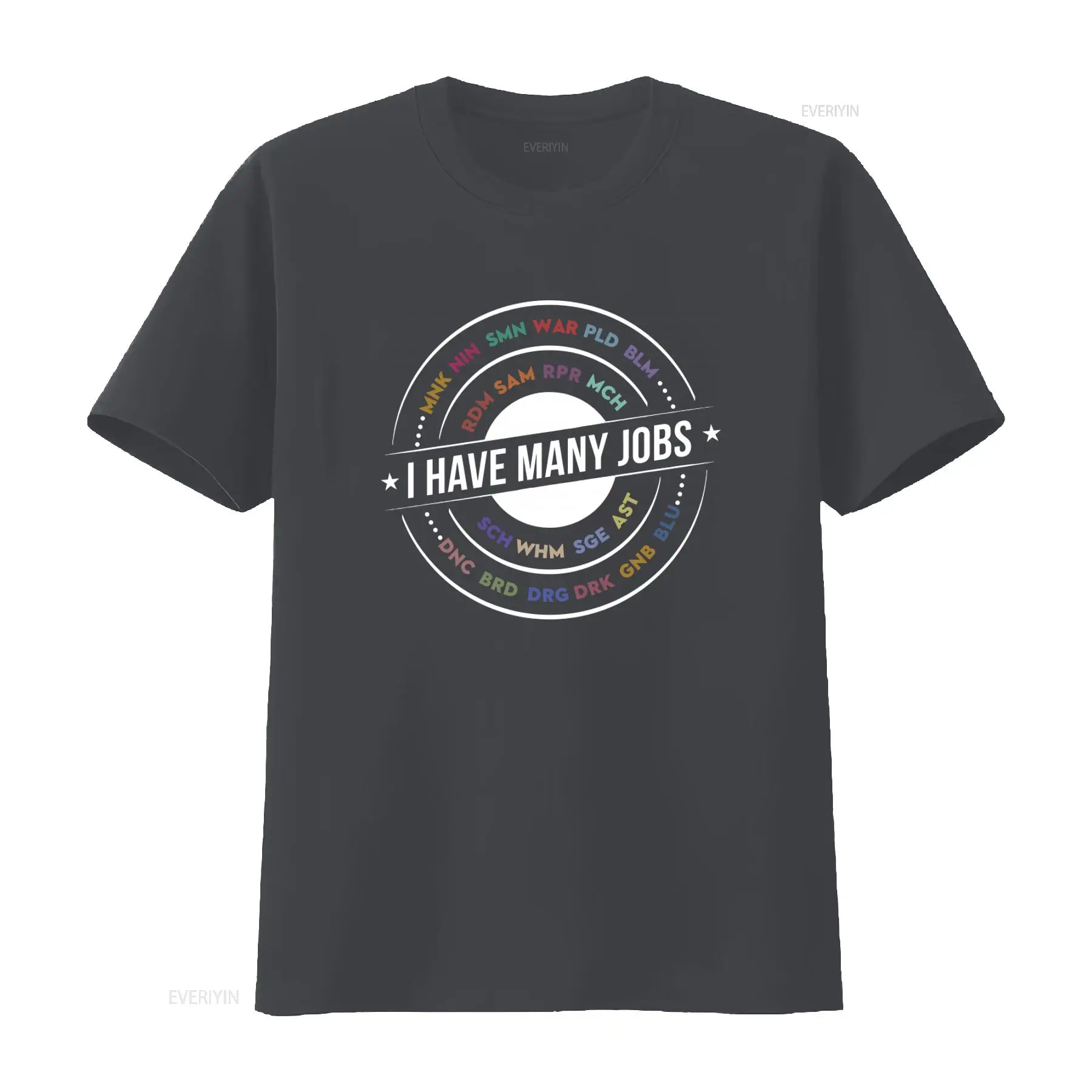 Many Jobs Ffxiv Inspired Funny - Retro Gaming T Shirts review and price