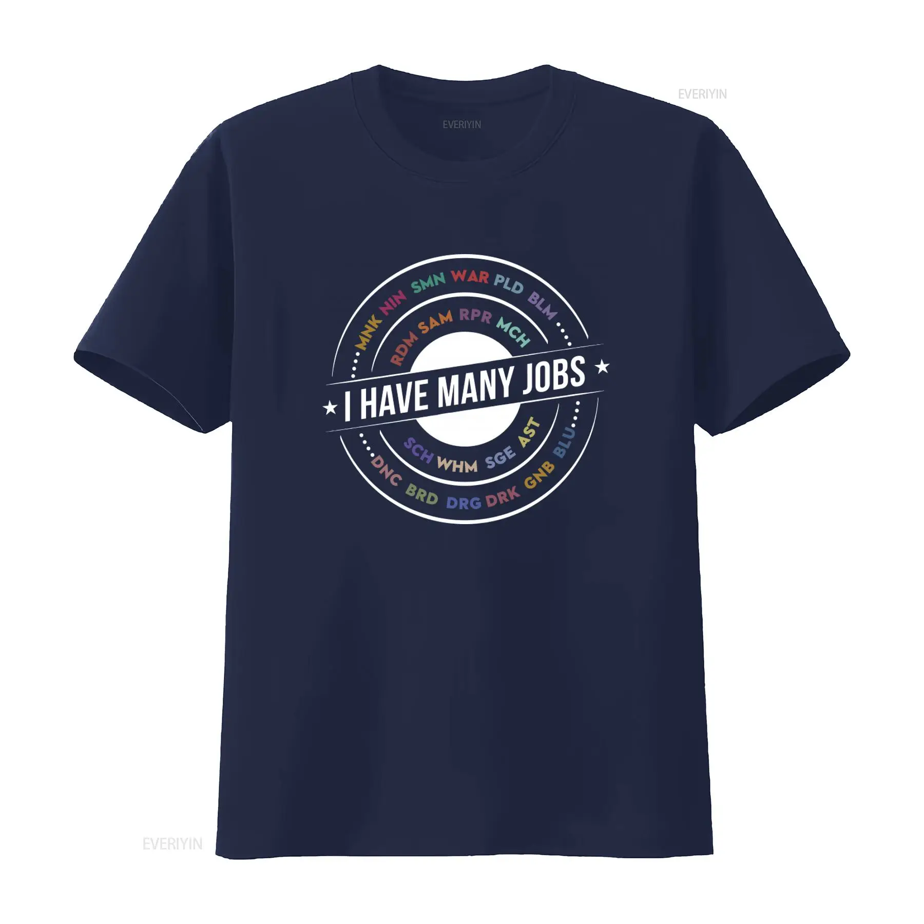 Many Jobs Ffxiv Inspired Funny - Retro Gaming T Shirts review and price