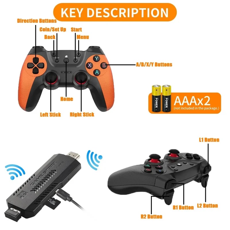 X2 Ultra Pro Retro Game Stick  - Retro Gaming App review and price