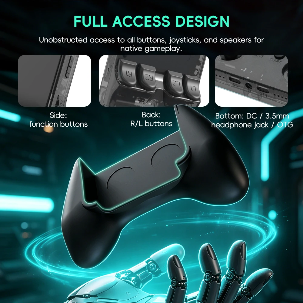 Data Frog R36S Game Grip Ergon - Retro Gaming Console review and price