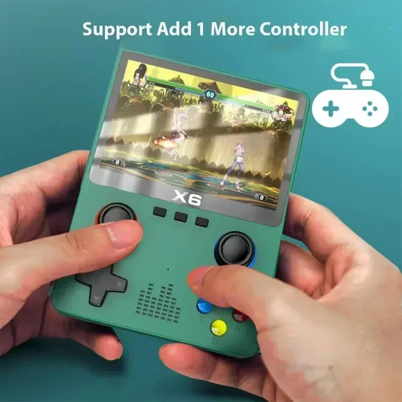 3.5/4'' IPS Screen X6 Retro Po - Retro Gaming X6 review and price
