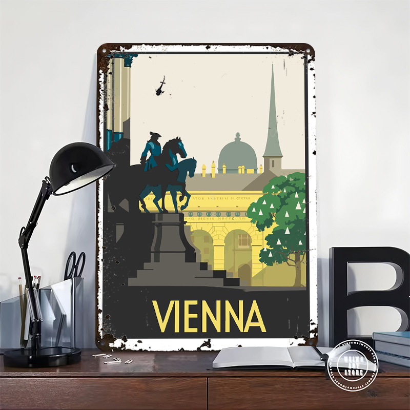 Vienna Metal Poster Custom Wal - Retro Gaming Vienna review and price