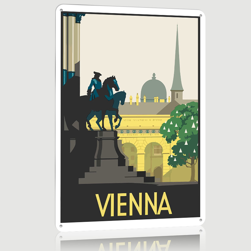 Vienna Metal Poster Custom Wal - Retro Gaming Vienna review and price