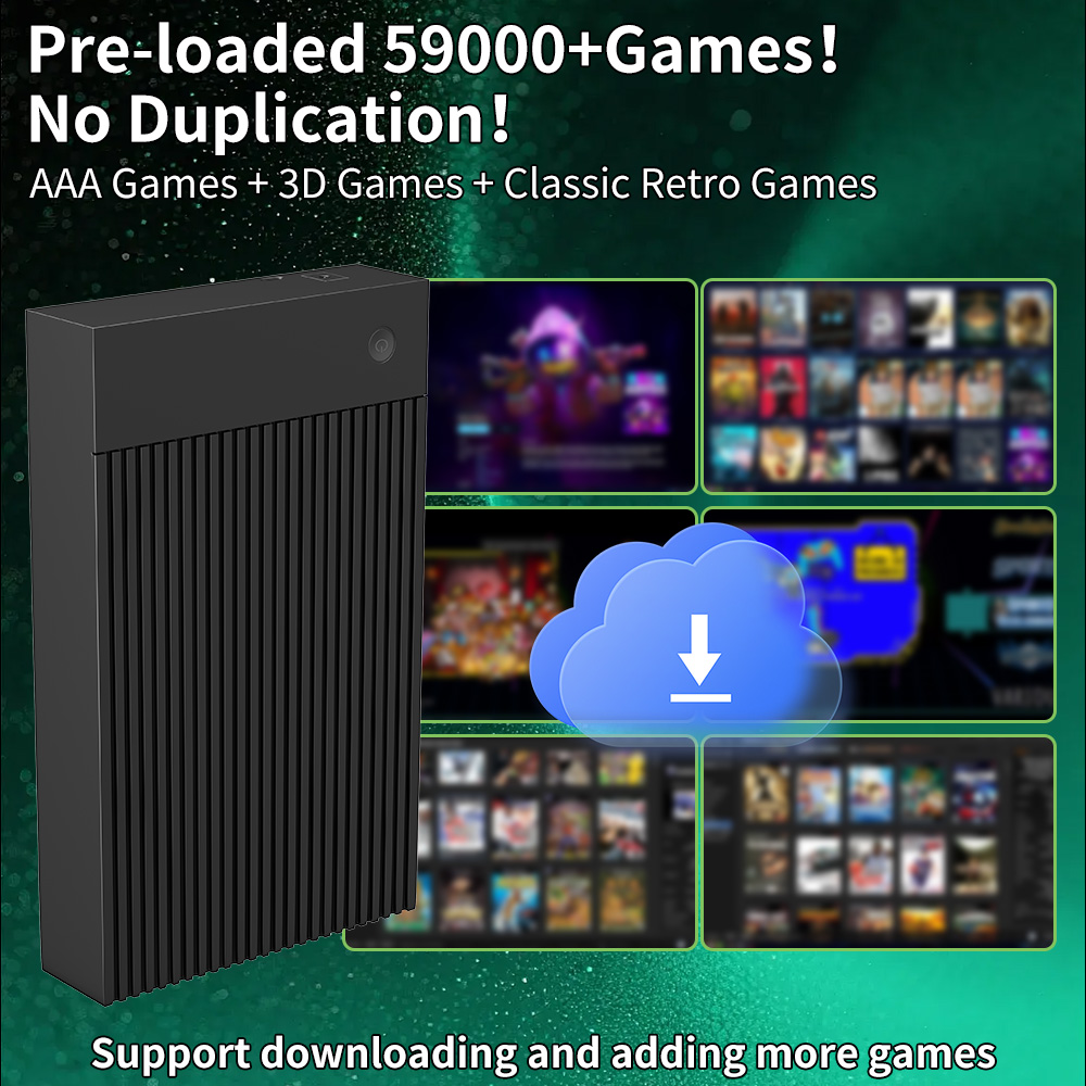 Hyper Base MIX 4T Retro HDD 59 - Retro Gaming Emulator Console review and price